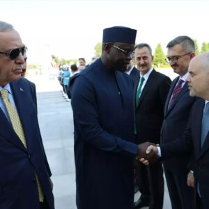 cumhurbaskani erdogan senegal basbakani sonkoyu resmi torenle karsiladi JdwwevUu