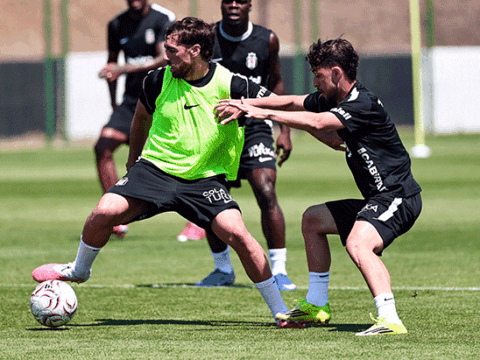 Besiktas midtjylland maci hazirliklarina devam etti ybgS9FD5